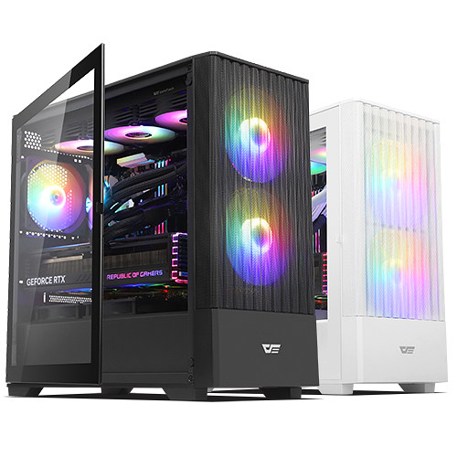darkFlash DNM600 MAX MESH RGB (화이트)