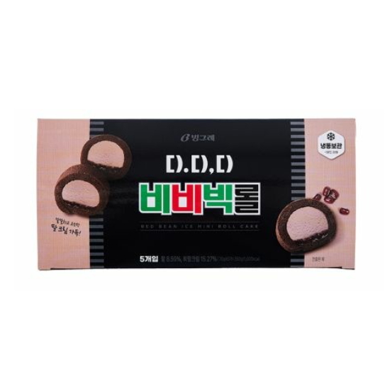 빙그레 디디디 비비빅 롤케이크 350g (1개)