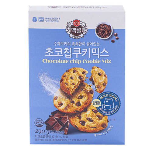 백설 초코칩 쿠키믹스 290g (1개)_이미지