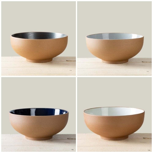 이진 순수화 블랙 원형 면기 20cm