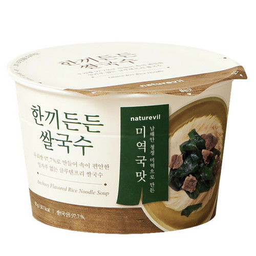 네이처빌  한끼든든 쌀국수 미역국맛 92g