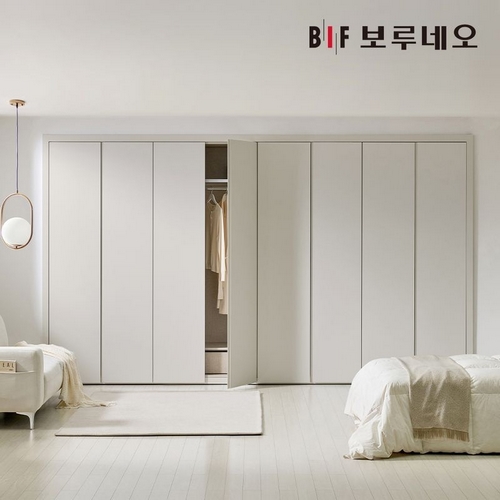 BIF보루네오 히든그루브 여닫이 붙박이장(360cm)