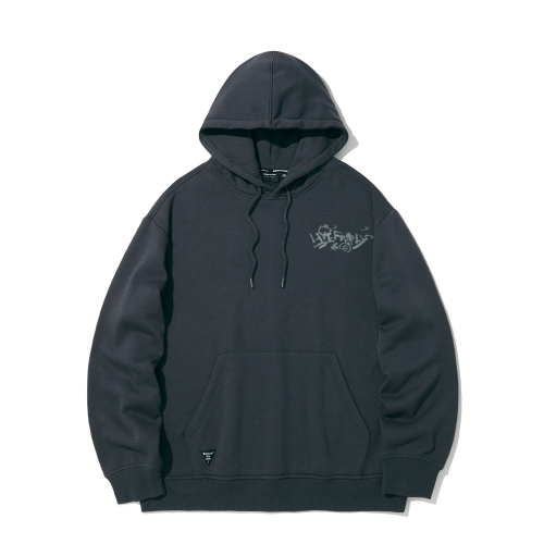 그래피티 캐릭터 믹스 후드 풀오버 D그레이 ITZ4TH31ADG