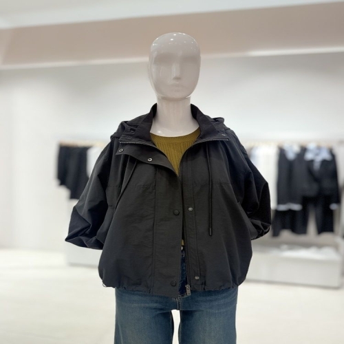 스위트숲 루즈핏 후드 숏점퍼 SB9UJ303