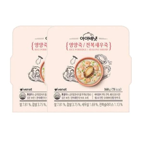 아이배냇 영양죽 전복새우죽 160g (2개)_이미지