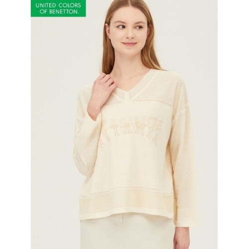 메탈 레터링 풀오버 니트_BAKP17411