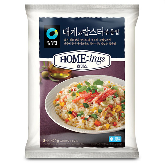 대상 청정원 호밍스 대게 앤 랍스터 볶음밥 2개입 420g이미지입니다. 누르면 해당 게시물로 새창이동합니다.