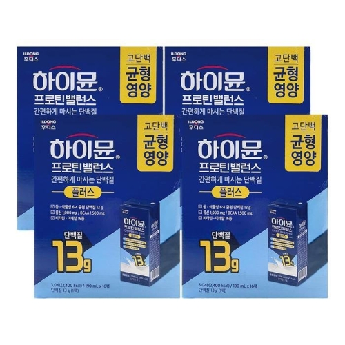 일동후디스 하이뮨 프로틴밸런스 플러스 190ml (64개)