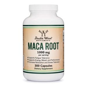 더블우드 마카 뿌리 1000mg 블랙마카 분말 300캡슐