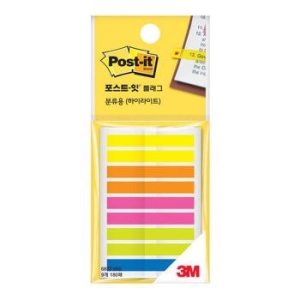 3M 포스트잇 플래그 분류용 하이라이트 683T 9KE 2개 S19759785_이미지