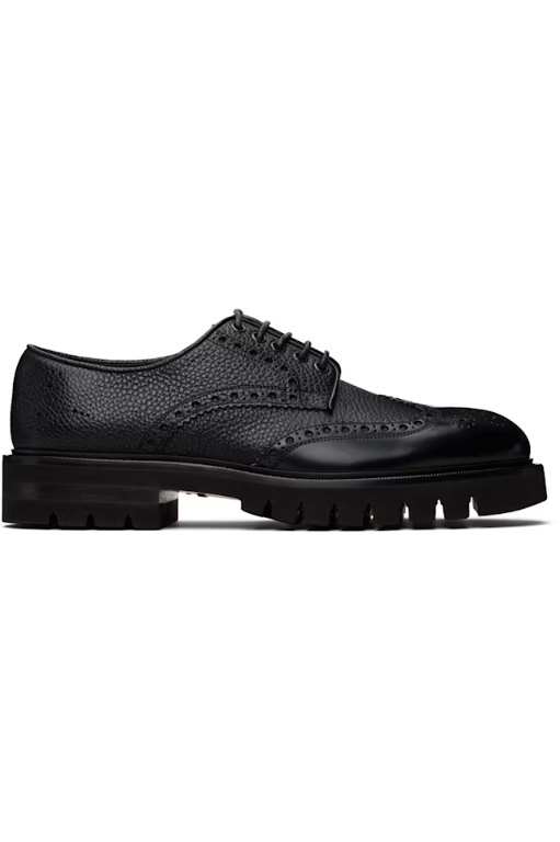 ����䷹��󰡸� ��󰡸� Black Brogue Derbys 252270M237002
