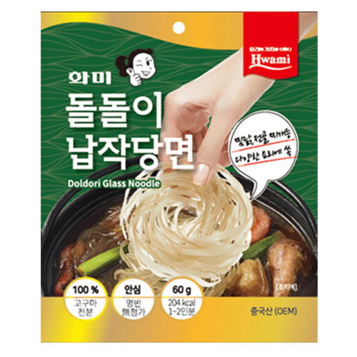 화미(Hwami) 돌돌이 납작당면 60g이미지입니다. 누르면 해당 게시물로 새창이동합니다.