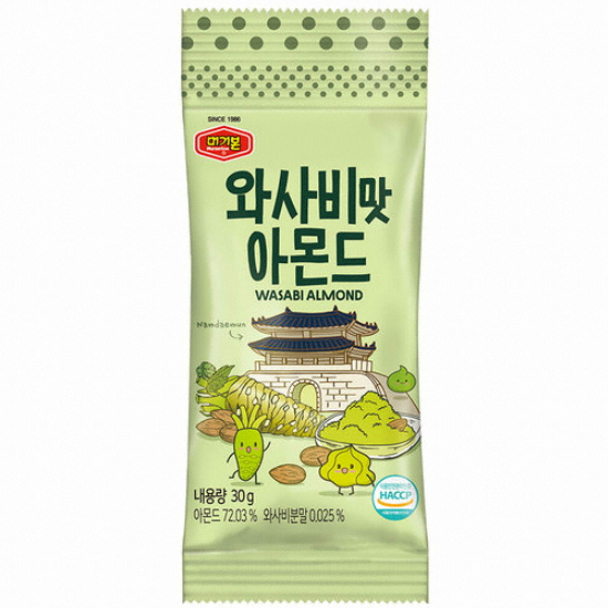 머거본 와사비맛 아몬드 30g (72개)_이미지