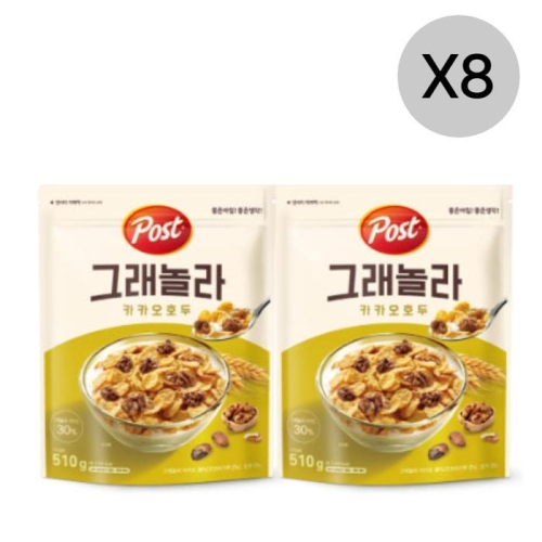 동서식품 포스트 그래놀라 카카오 호두 510g (16개)_이미지