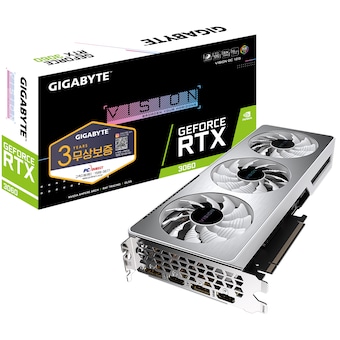 GIGABYTE 지포스 <b>RTX</b> <b>3060</b> VISION OC D6 12GB 피씨디렉트