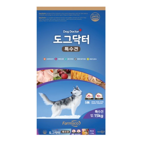 팜스코 도그닥터 특수견 15kg (4개)