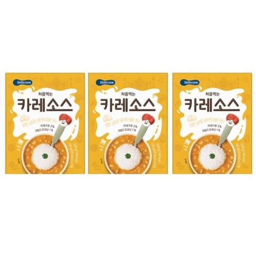 베베쿡 처음먹는 덮밥 소스 카레 200g (3개)_이미지
