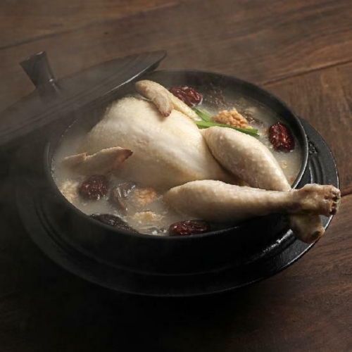 다담 마음식당 능이품은 한우사골 누룽지 삼계탕 1.1kg (4개)