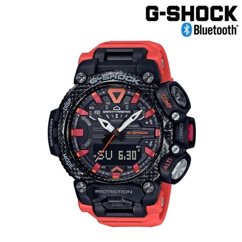 G-SHOCK GR-B200-1A9DR 오렌지 블루투스 그래비티 마스터 쿼드센서 진동구조 비행임무_이미지