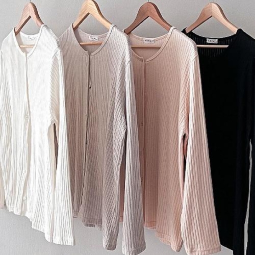 시드마켓 시드마켓 포미 골지 가디건 203G548S 빅사이즈