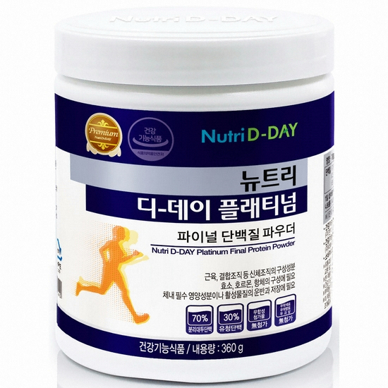 뉴트리디데이 플래티넘 파이널 단백질 파우더 360g (1개)