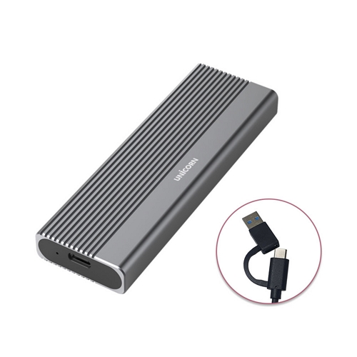 서진네트웍스 UNICORN SM-800D M.2 외장케이스 (SSD미포함)