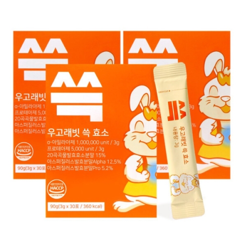 우고래빗 쓱 효소 30포 (3개)_이미지