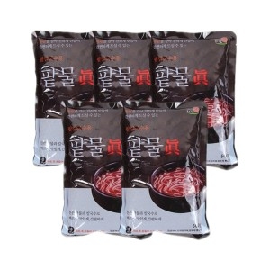 다림죽 팥 칼국수용 팥물 5인 세트 500g 5봉지 또사장몰_이미지