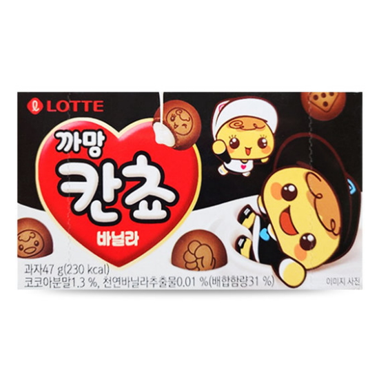 롯데웰푸드 까망 칸쵸 바닐라 47g (32개)_이미지