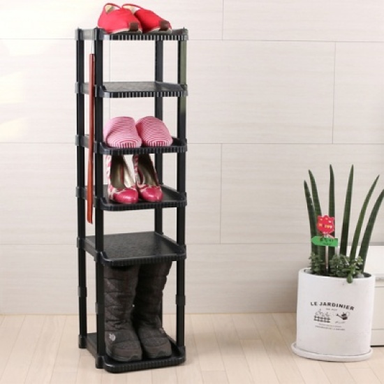 ninehole 공간활용 6단 부츠형 신발정리대 (29cm)_이미지