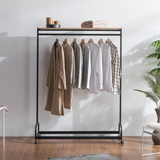 우아미가구 리움트 LPM 이동식 1단 라운드 행거 1200