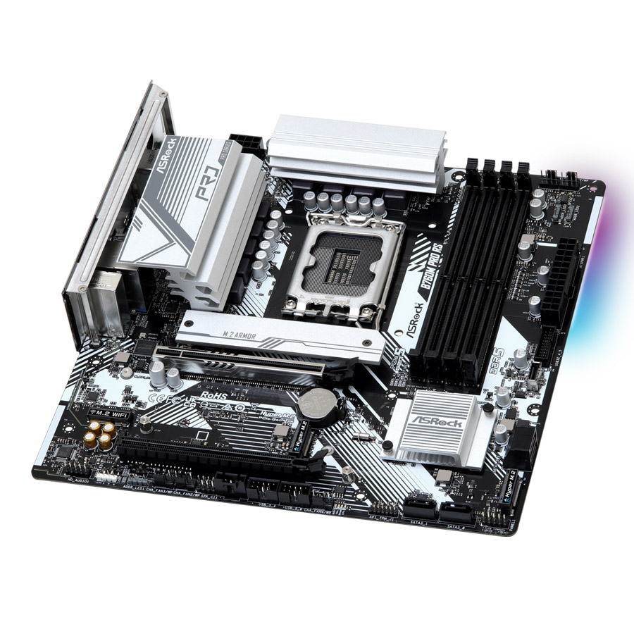 ASRock B760M Pro RS D5 + WiFi7 ��� ��Ű�� ��ص���