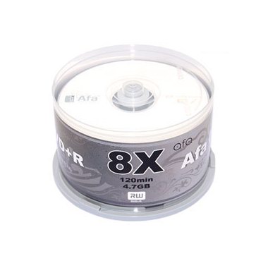 AFA DVD+R 4.7GB 8x ���� 50��