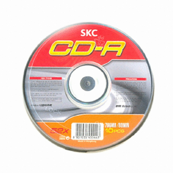 SKC CD-R 700MB 52x 케익 (10장)_이미지