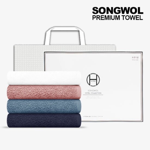 송월타월 엣지 코마사 40수 180g (4장)_이미지
