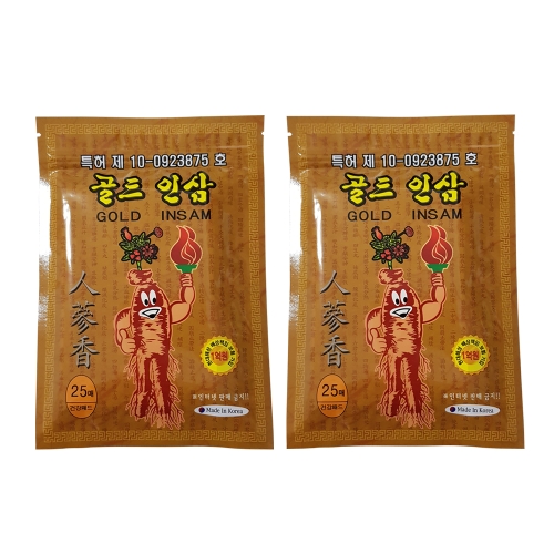 골드인삼 건강패드 25매입 (2팩(50매))_이미지