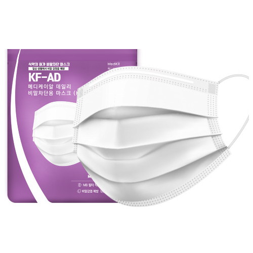 아이디오커머스 메디케이알 데일리 비말차단용 마스크 KF-AD (200매)