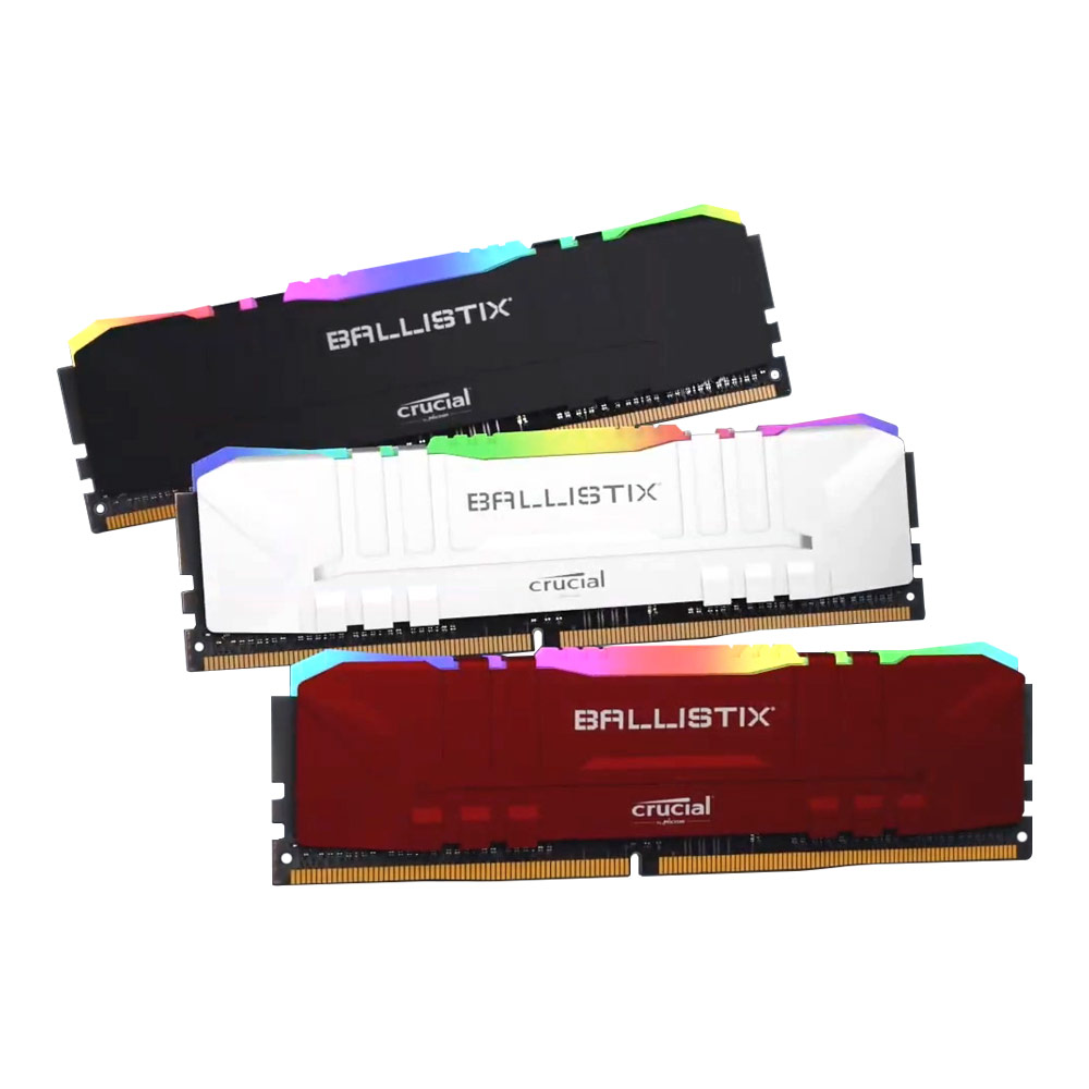 마이크론 Crucial Ballistix DDR4-3600 CL16 RGB White (16GB)_이미지