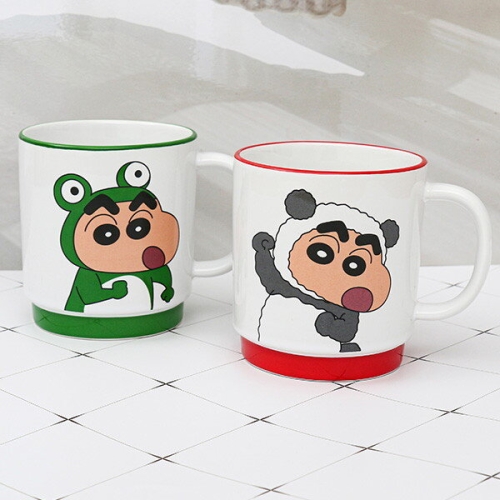 짱구 스태킹머그컵 세라믹 2P-YP9288