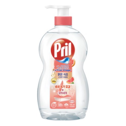 프릴 맑은식초 주방세제 산뜻한 자몽 700ml (1개)_이미지