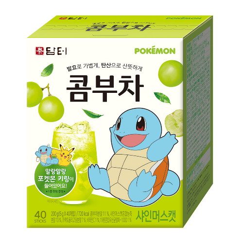 담터 포켓몬 콤부차 샤인머스캣 40T