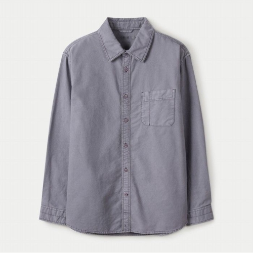 시리즈 남성 피그다잉 솔리드 릴렉스 셔츠_SASFW25001PPX