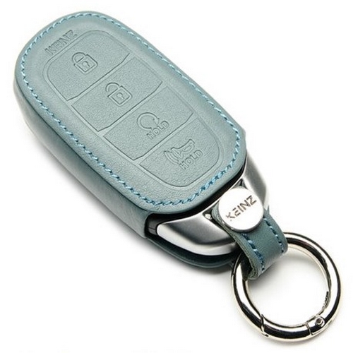 레더인 케인즈 소가죽 스마트키 케이스 캣 현대 베뉴 4버튼 전용