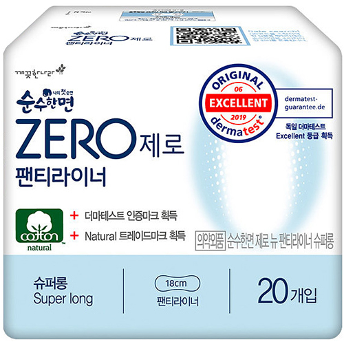 순수한면 제로 팬티라이너 슈퍼롱 20개이미지입니다. 누르면 해당 게시물로 새창이동합니다.