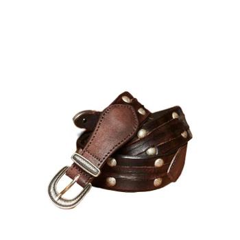 포르텔라 studded buckle belt VENICELM013 T