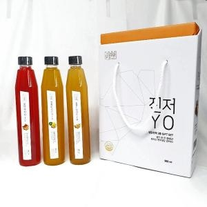 푸드공작소 진저YO 선물세트 깔라만시청 오미자청 생강청 레드자몽청 레몬청 유자청