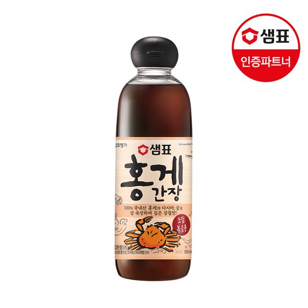 샘표식품 샘표 홍게간장 830ml (1개)