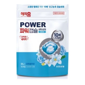 해피홈 파워캡슐 미니 코튼블루향 65개입 (3개)_이미지