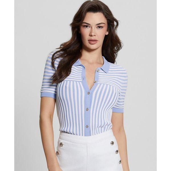 게스 스트라이프 크롭 가디건 YN2S2604YN2S2604 103311