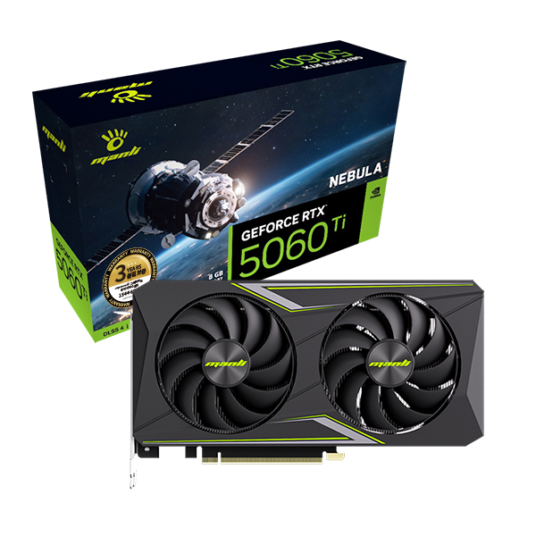 MANLI 지포스 RTX 5060 Ti Nebula D7 8GB 인텍앤컴퍼니_이미지